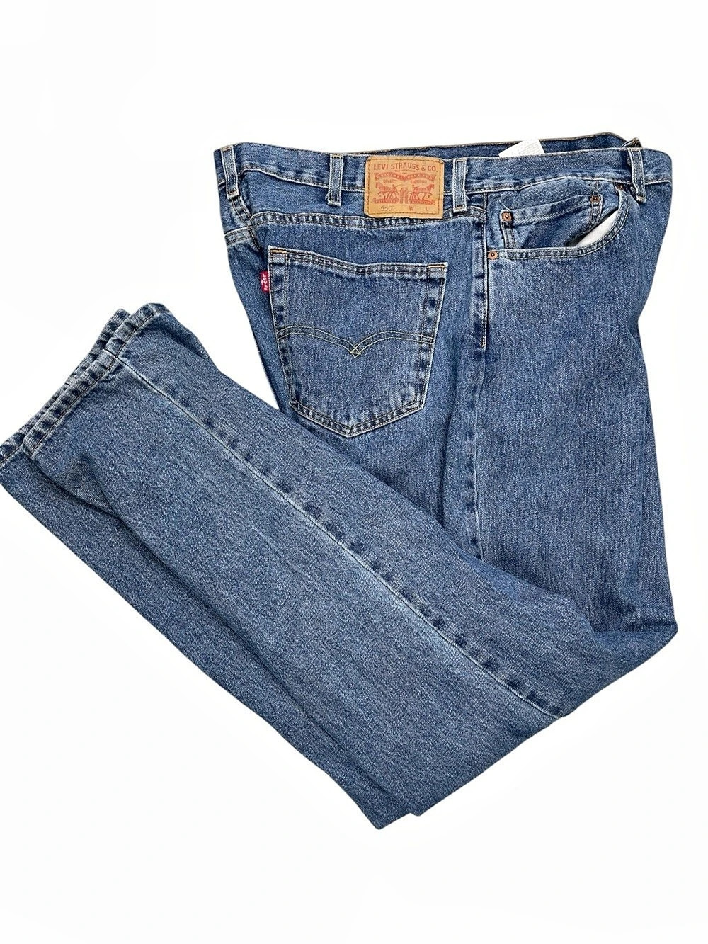 Levi's 550 Straight Leg Jeans Blue Waist 38 38x36